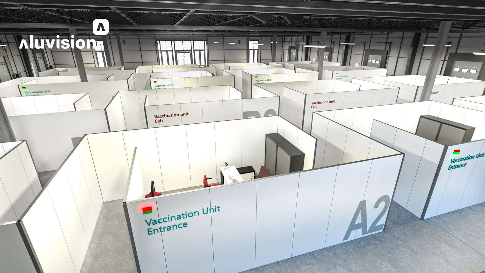Expo Centric's portable walls, temporary partitions and room dividers for schools & government entities