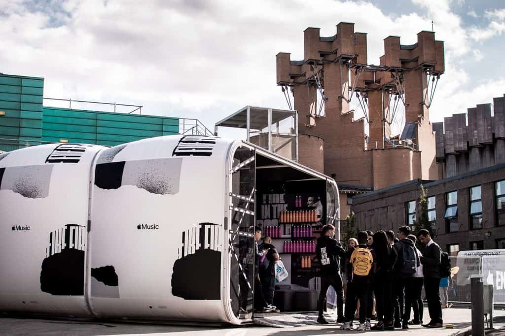 Apple Outdoor event design, planning and management by Expocentric.com.au