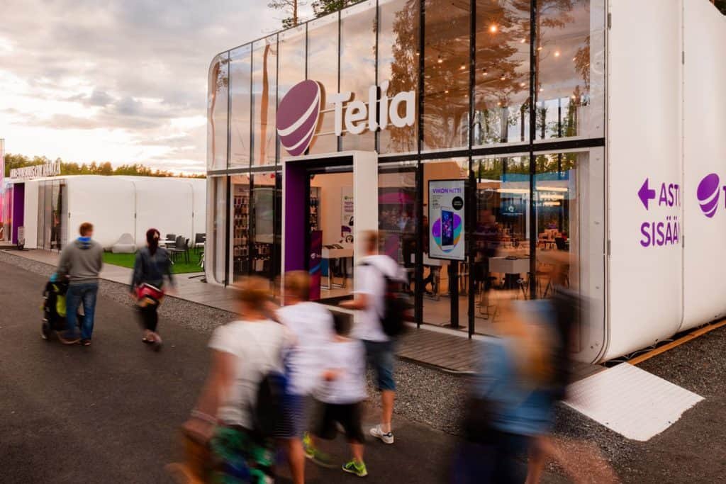 Telia Airclad outdoor event image by Expo Centric