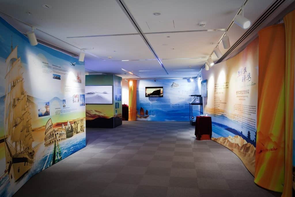 Expo Centric's portable walls, temporary partitions room dividers for China Cultural Centre