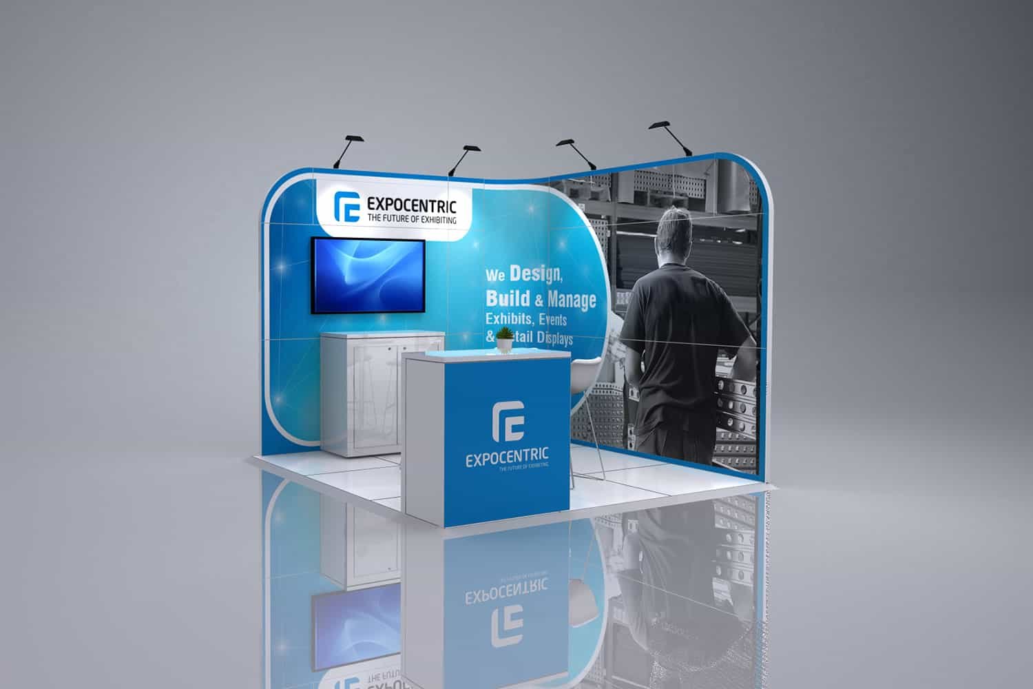 Exhibition stand package by Expocentric.com.au