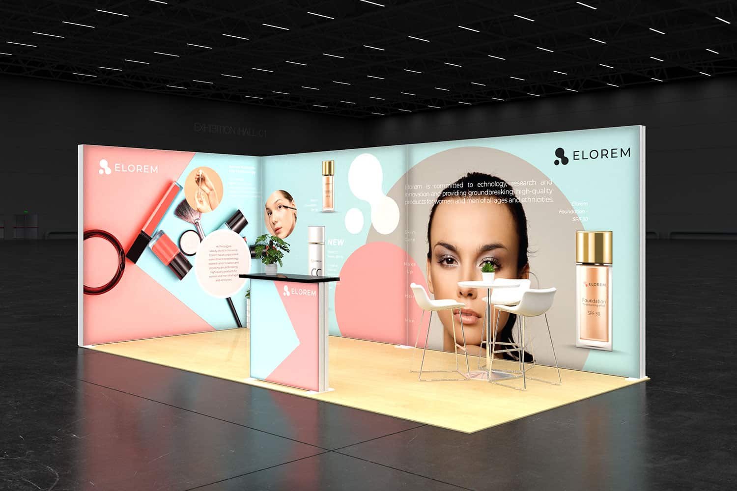 Exhibition stand package Design 3 by Expocentric.com.au