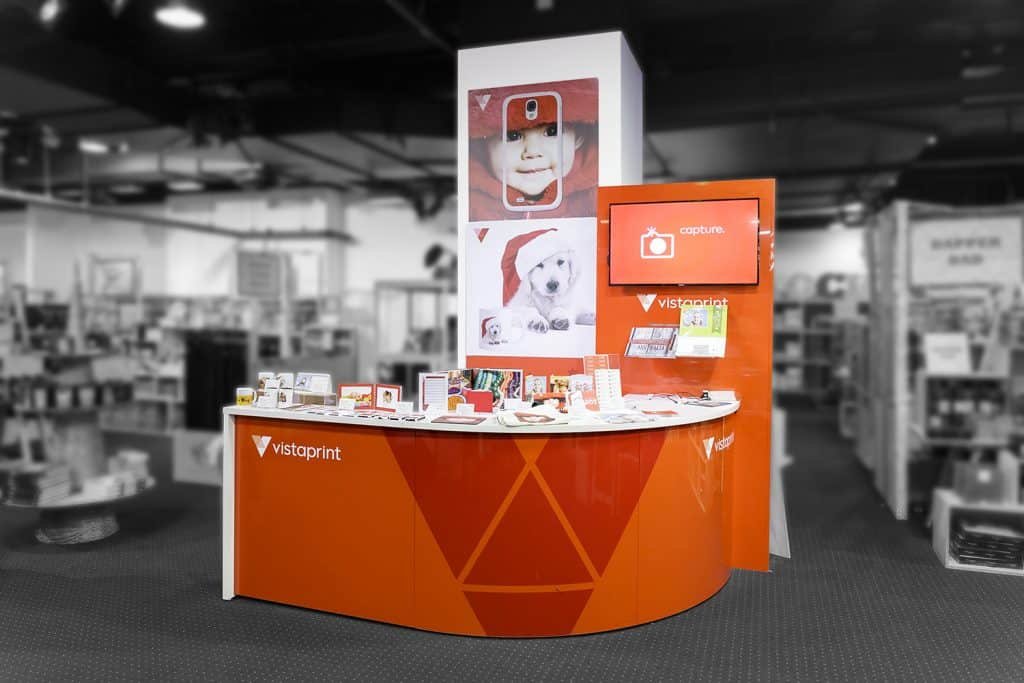 Vistaprint Kiosks at Sydney Myer 2014 by Expocentric.com.au
