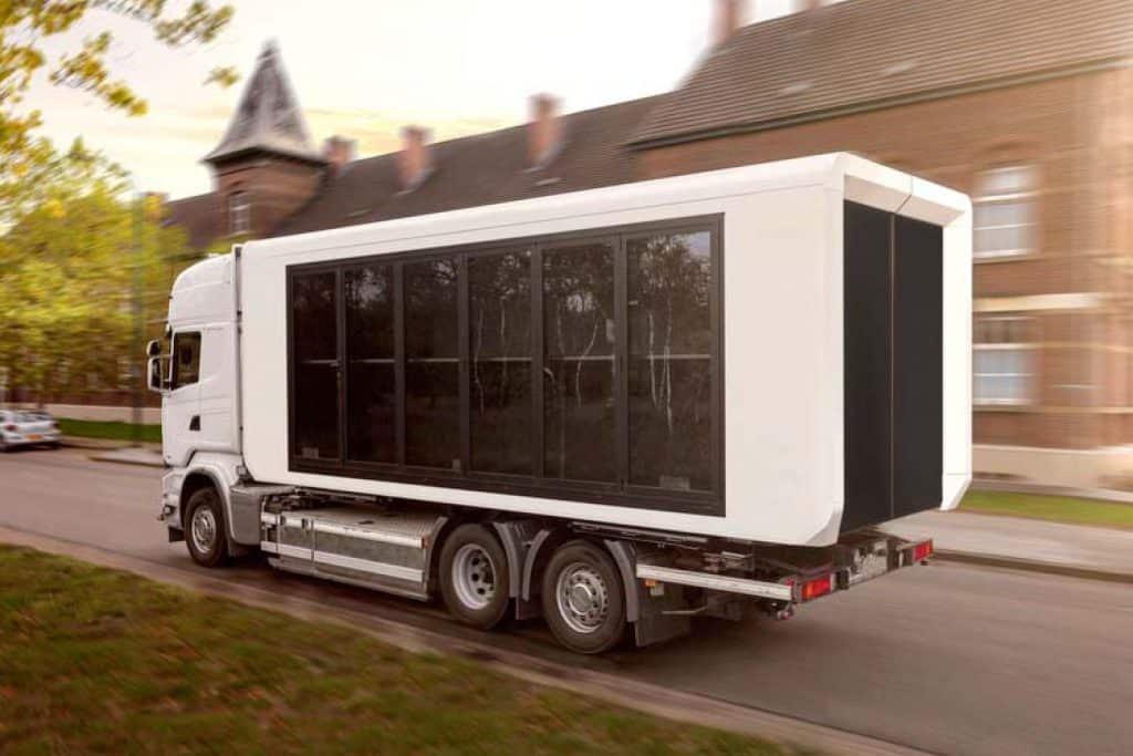 Portable roadshow trailer by Expo Centric