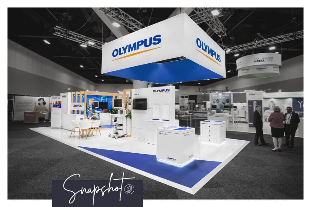 Snapshot: Olympus at GESA AGW 2022 featured image by expocentric.com.au
