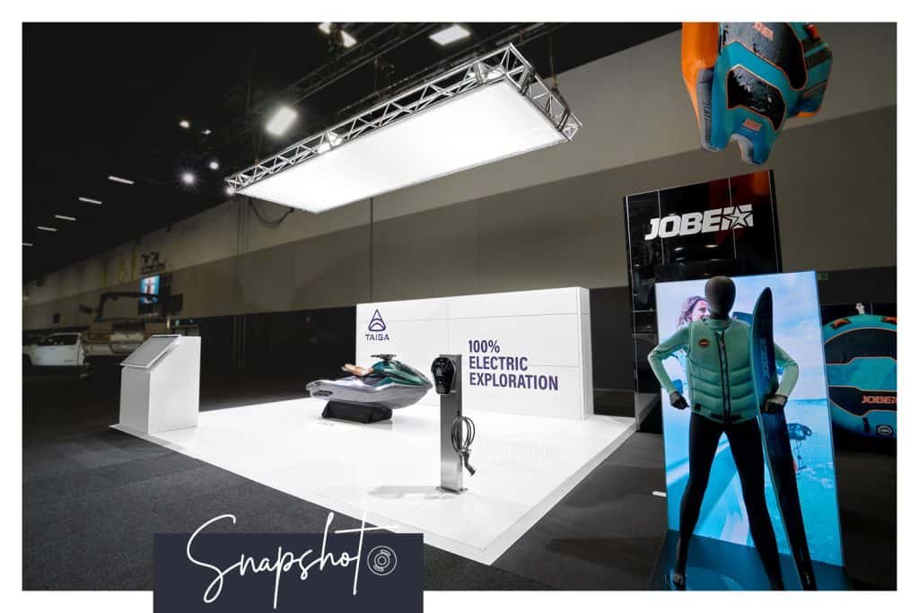 Snapshot: Taiga & Jobe at Sydney Boat Show 2022 featured image by expocentric.com.au