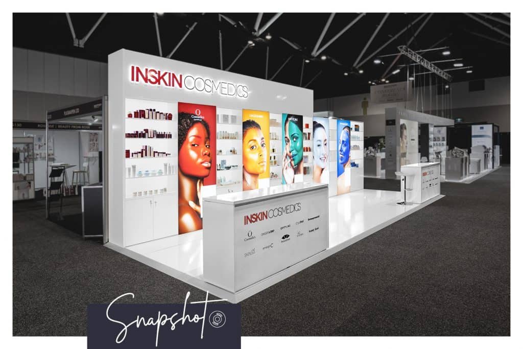 Snapshot: Inskin Cosmedics at Beauty Expo 2022 featured image by expocentric.com.au