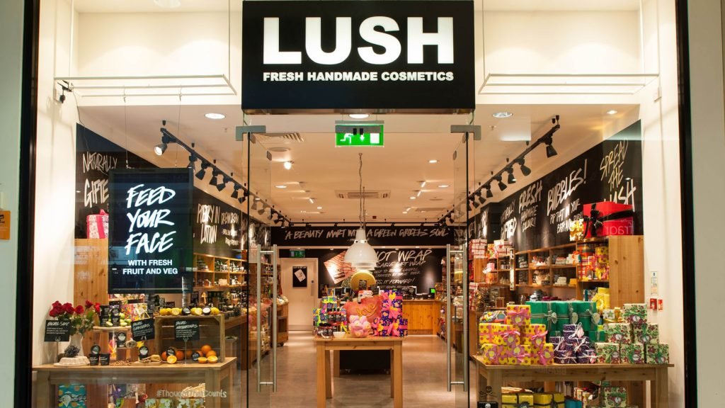 Lush storefront image by expocentric.com.au