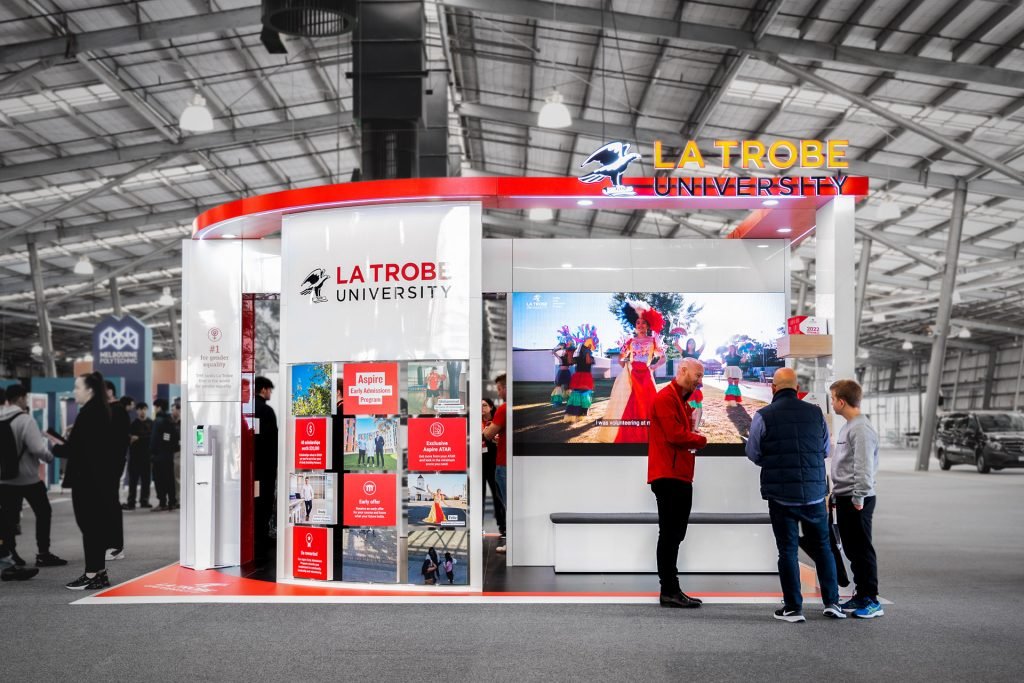 Case Study: La Trobe University at VCS & VCE 2021 featured image by expocentric.com.au