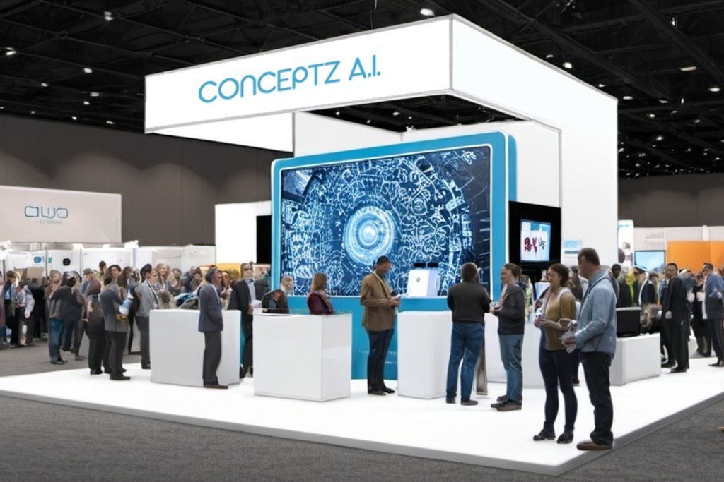 Artificial Intelligence in Exhibitions: Practical Applications and Visionary Concepts featured image by expocentric.com.au