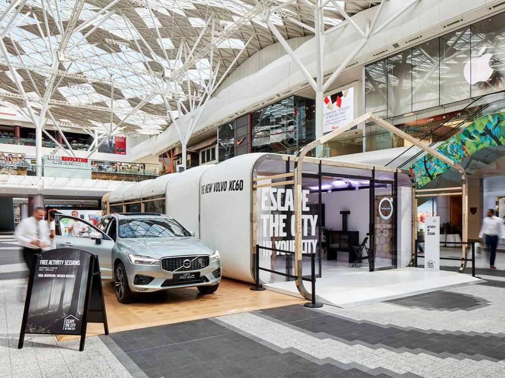 Volvo shopping centre activation image by Expocentric.com.au