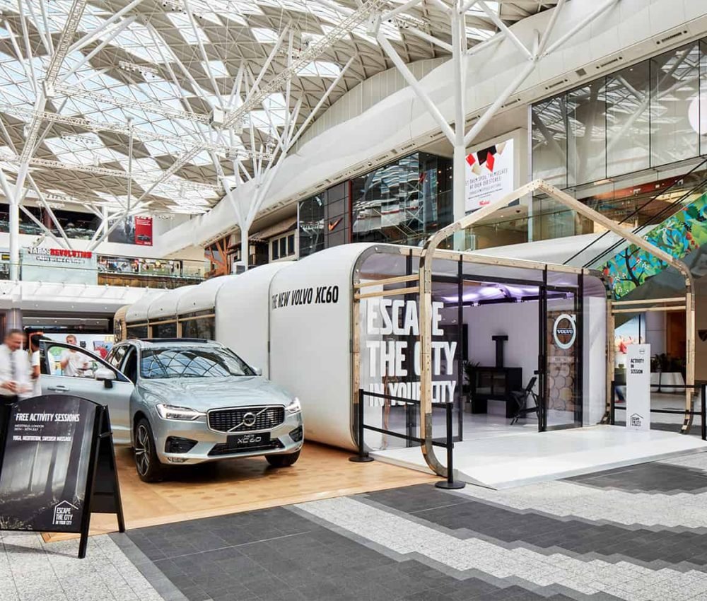 Volvo shopping centre activation image by Expocentric.com.au