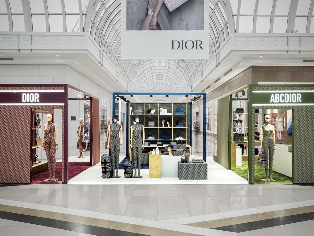 Dior pop up store image by Expocentric.com.au