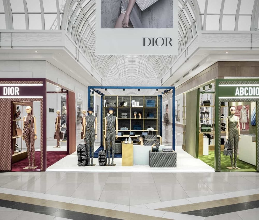 Dior pop up store image by Expocentric.com.au
