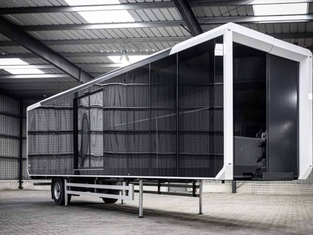 Optimus mobile roadshow trailer image by Expo Centric