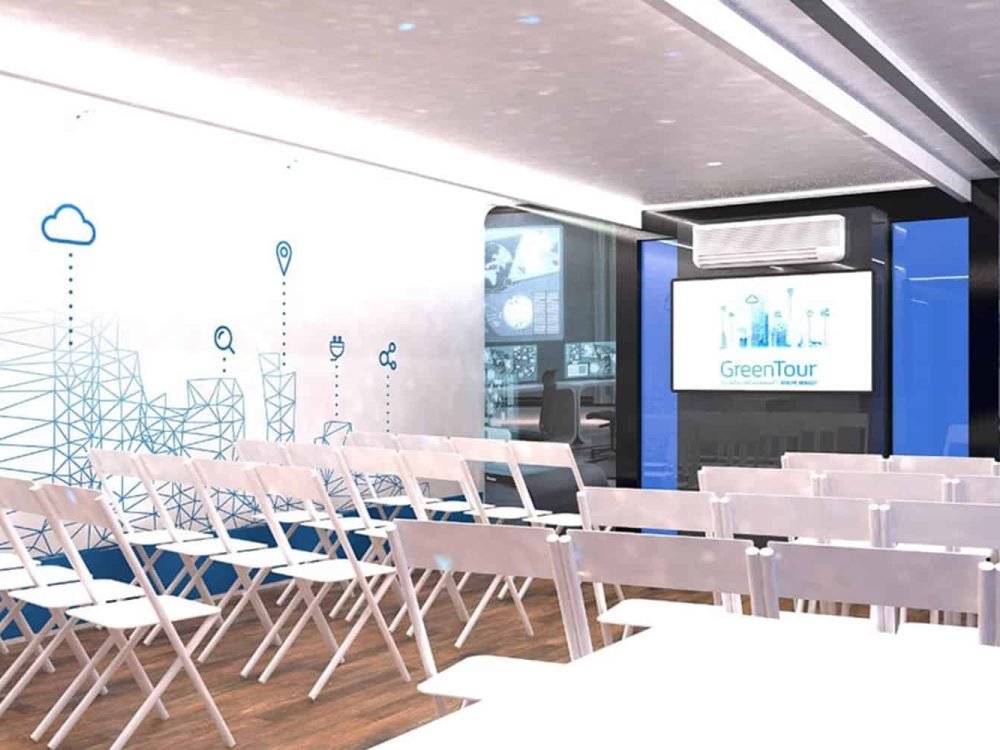 Optimus roadshow interior trailer image by Expo Centric