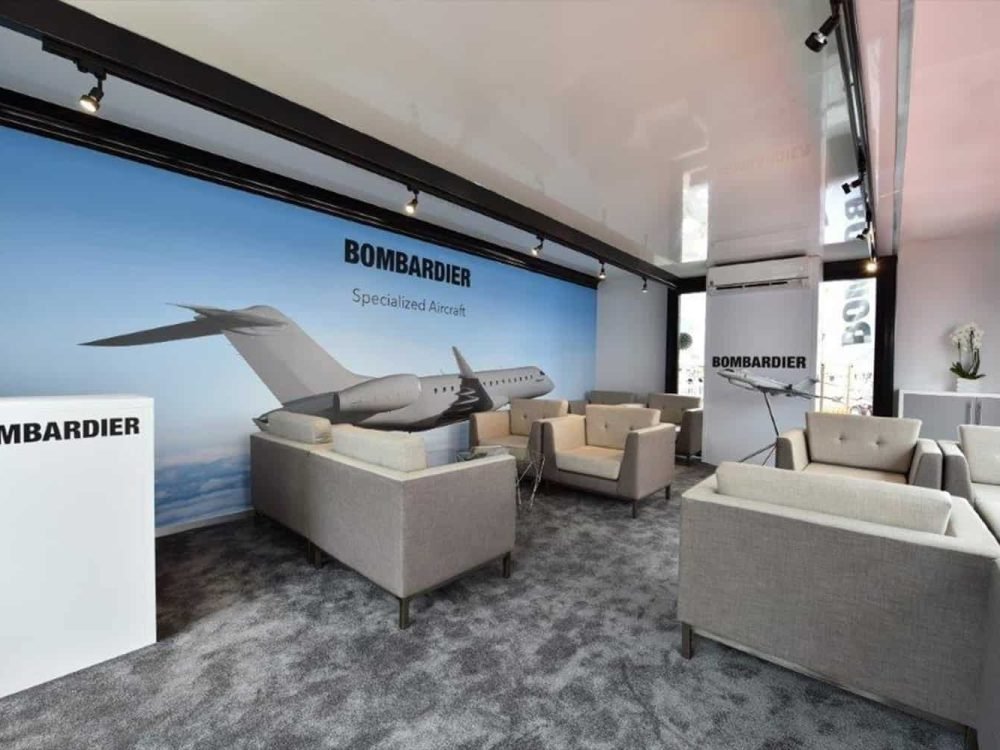 Optimus roadshow trailer interior design image by Expo Centric