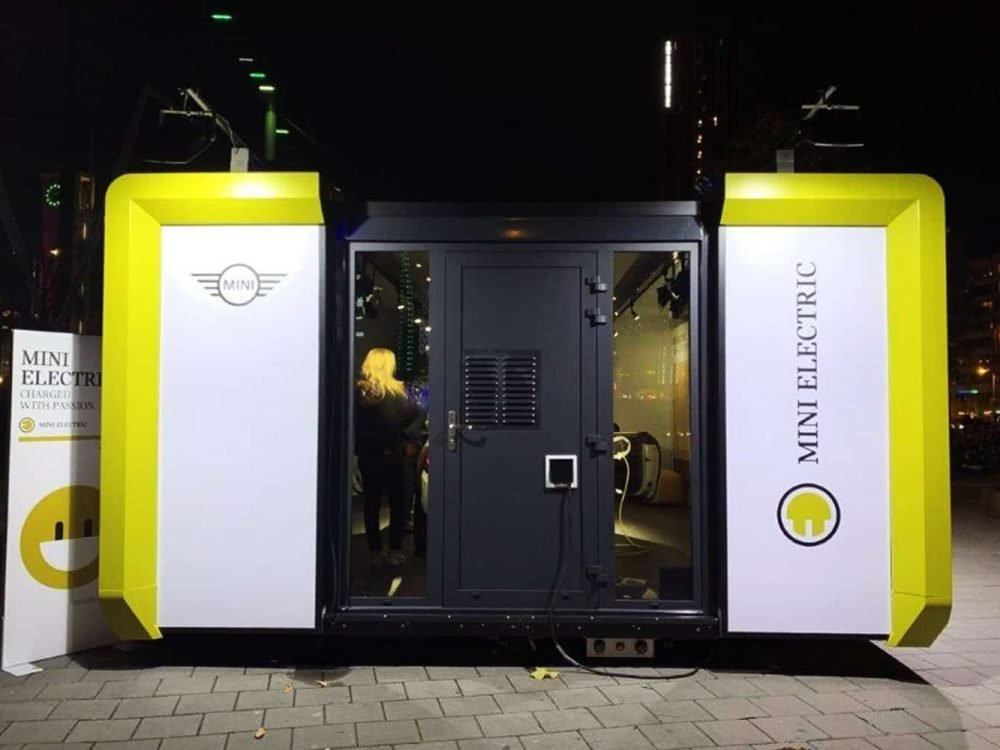 Optimis roadshow vehicle for Mini Cooper image by Expo Centric