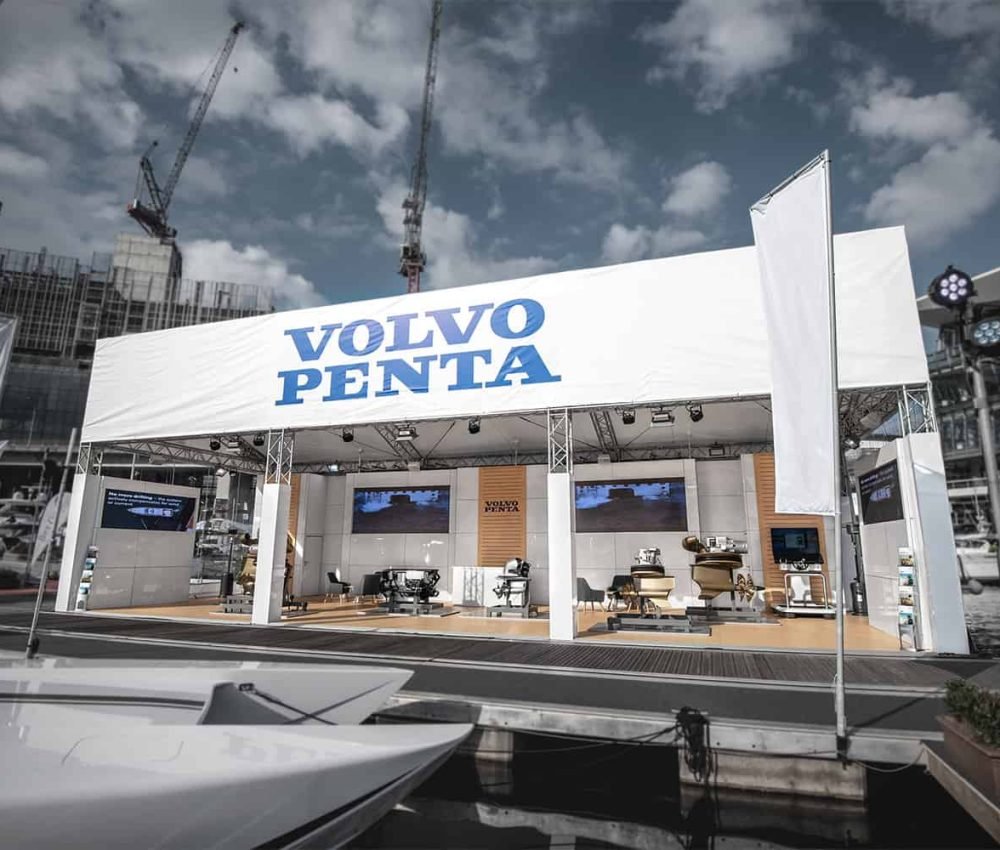 Volvo Penta outdoor event design, planning and management by Expocentric.com.au