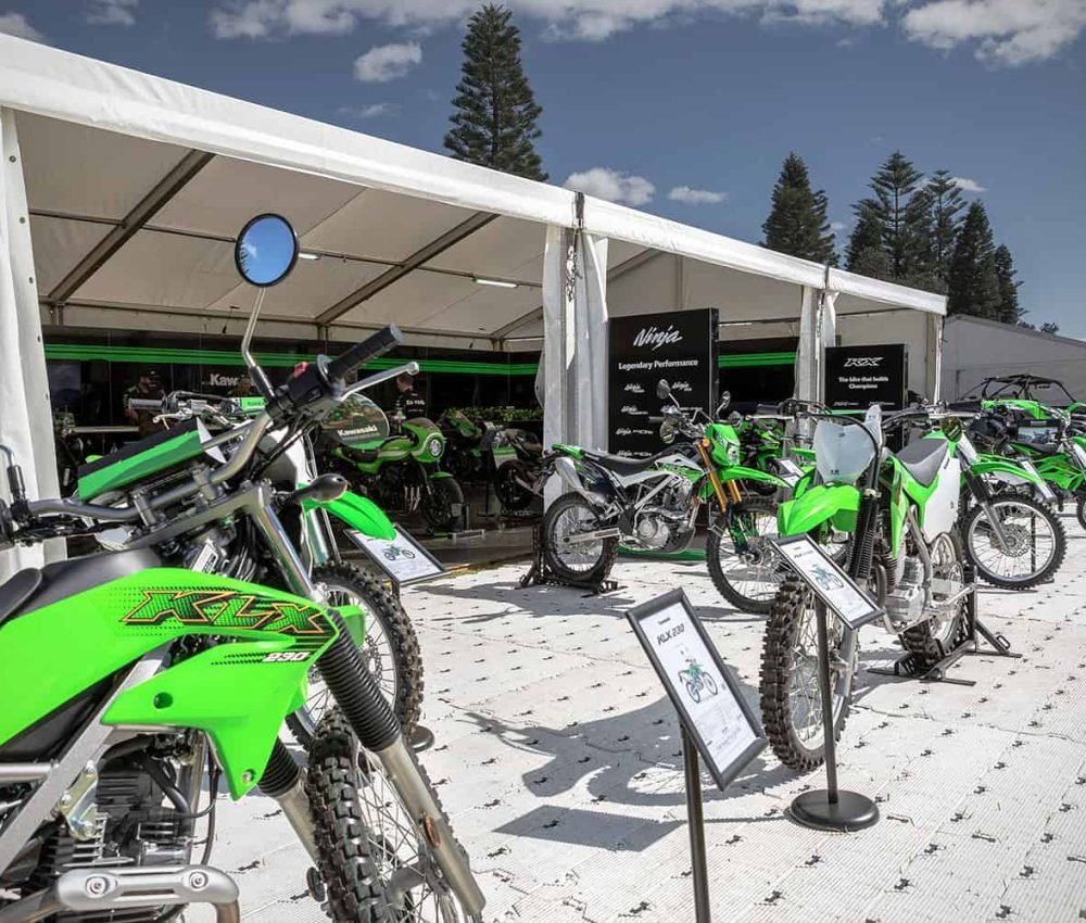 Kawasaki outdoor event design, planning and management by Expocentric.com.au