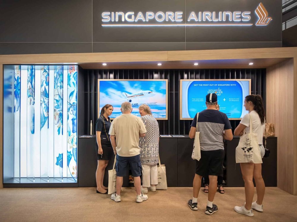 Singapore Airlines brand activation image by Expocentric.com.au