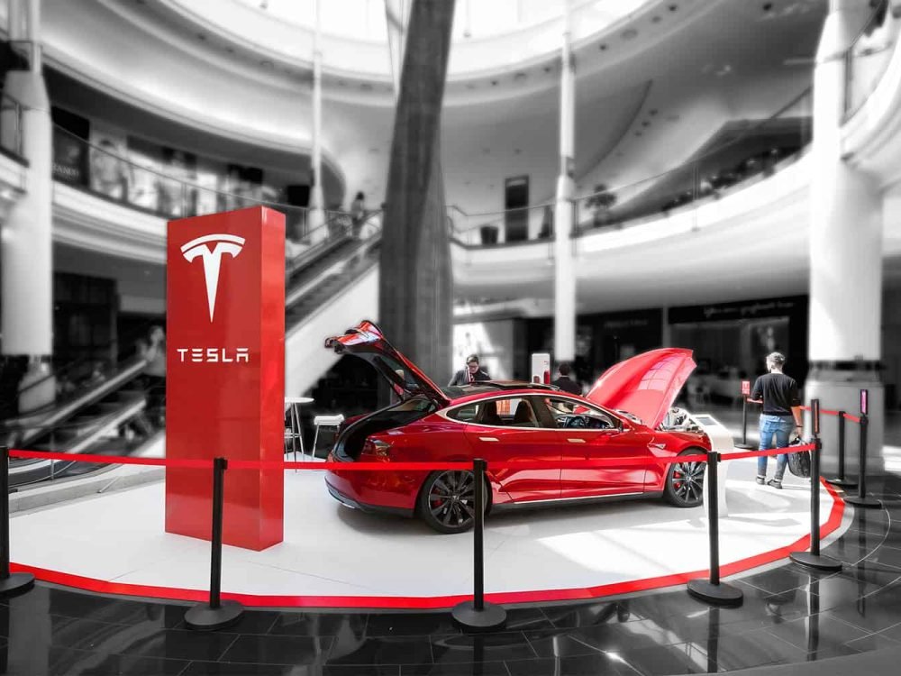 Telstra shopping centre display image by Expocentric.com.au