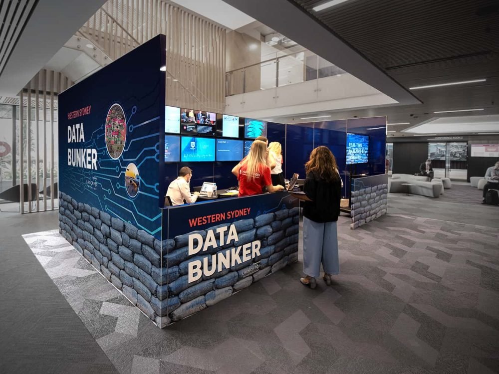 Data Bunker kiosks image by Expo CEntric