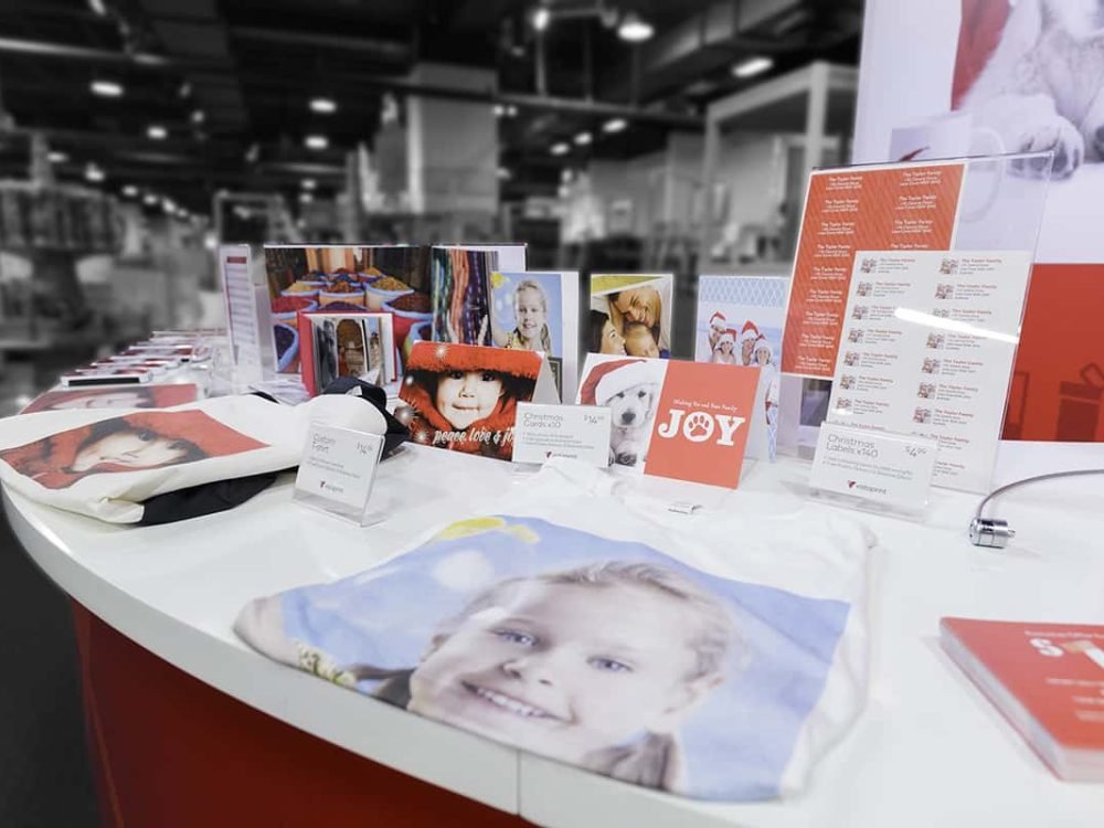 Vistaprint Kiosks Design and Marketing at Sydney Myer 2014 by Expocentric.com.au